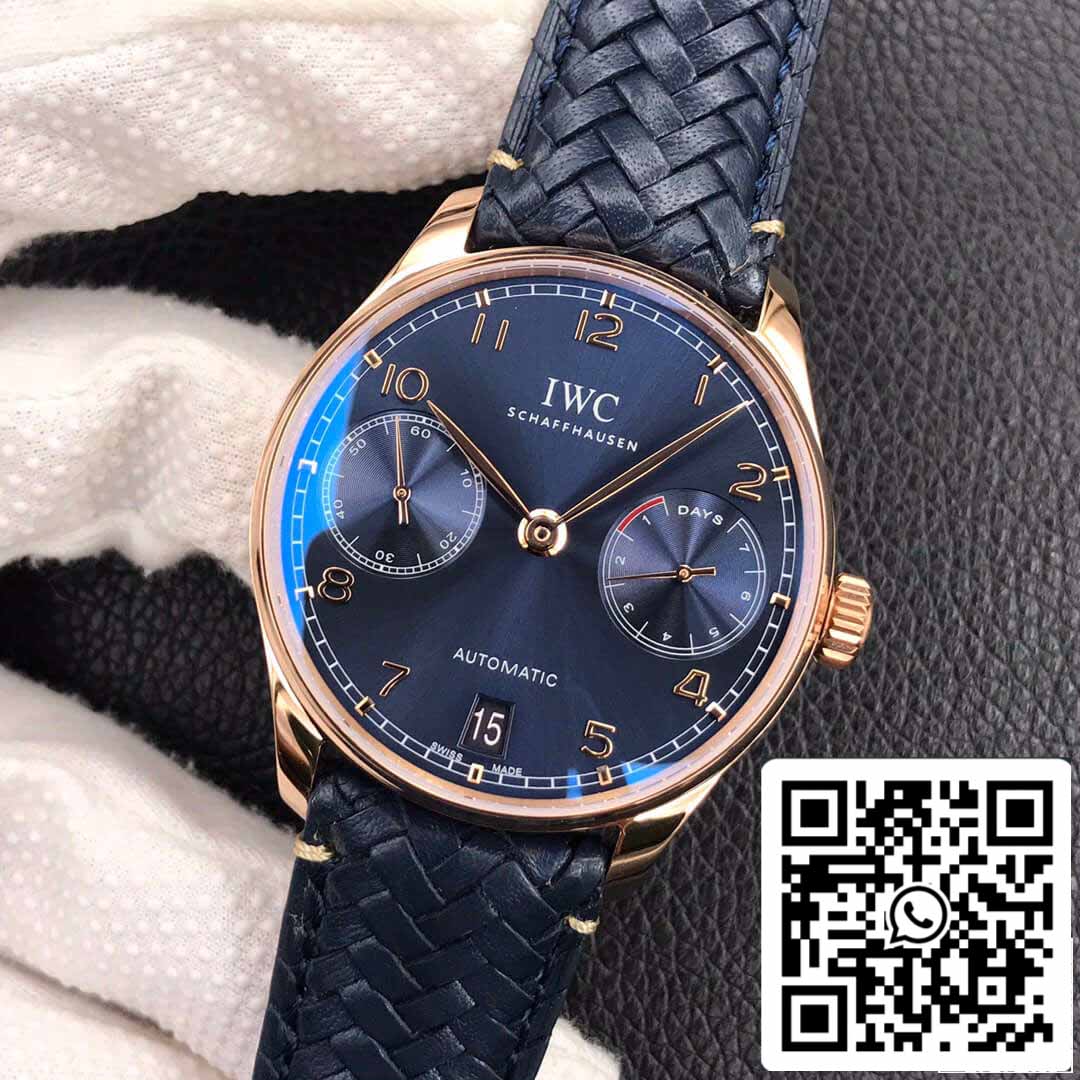 IWC Portugieser IW500713 1:1 Best Edition ZF Factory Blue Dial