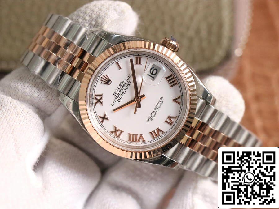 Rolex Datejust M126231-0015 1:1 Best Edition EW Factory White Dial