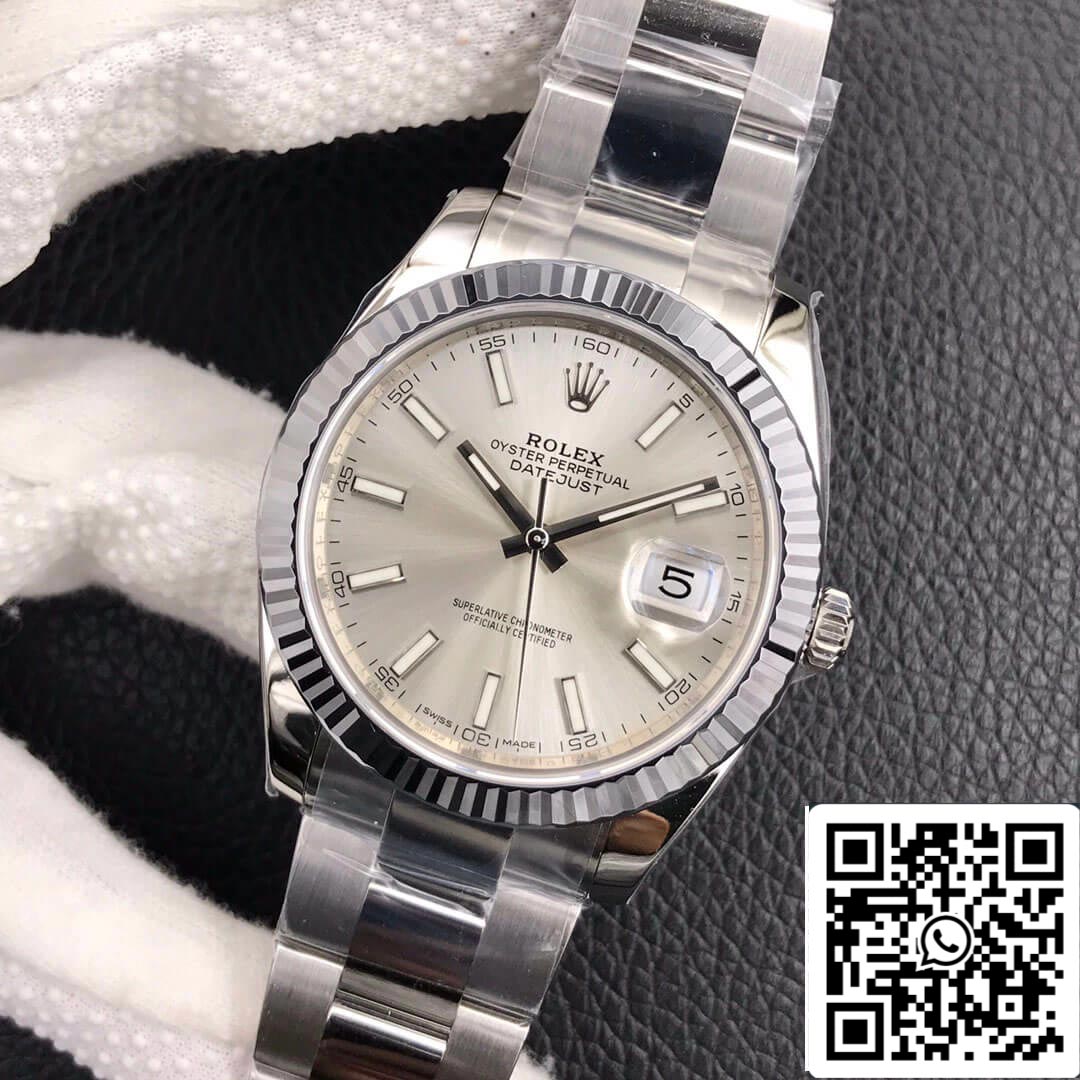 Rolex Datejust M126334-0003 1:1 Best Edition VS Factory Silver Dial