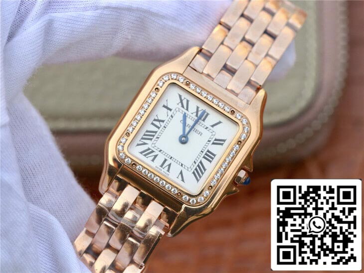 Panthère De Cartier W3PN0007 27MM 1:1 Meilleure édition BV Factory Cadran blanc