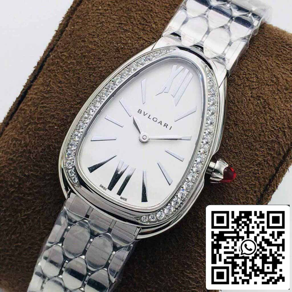 Bvlgari Serpenti 103361 1:1 Best Edition BV Factory Silver White Dial