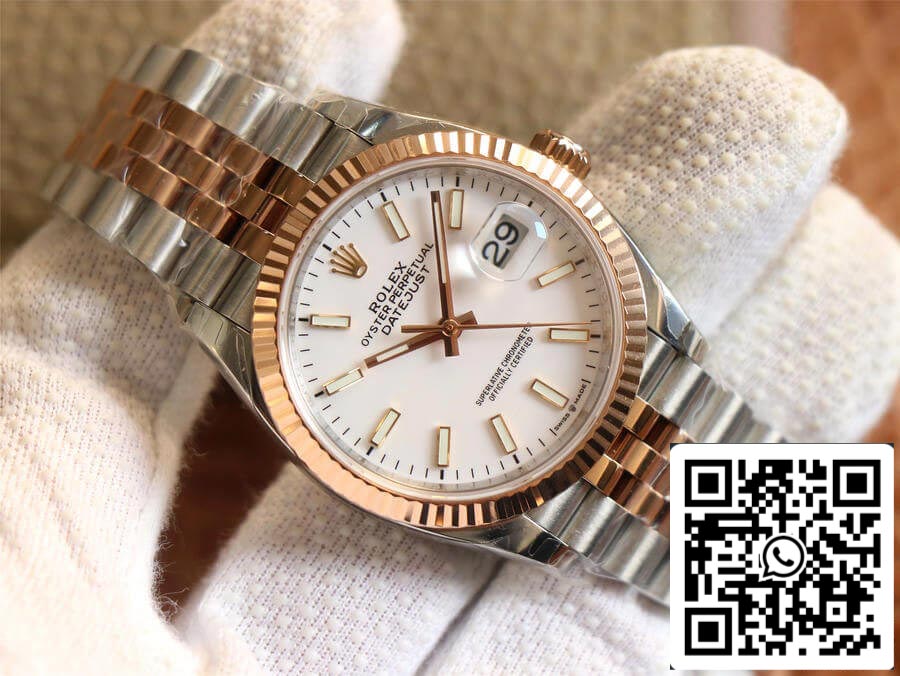 Rolex Datejust M126231-0017 1:1 Best Edition EW Factory White Dial