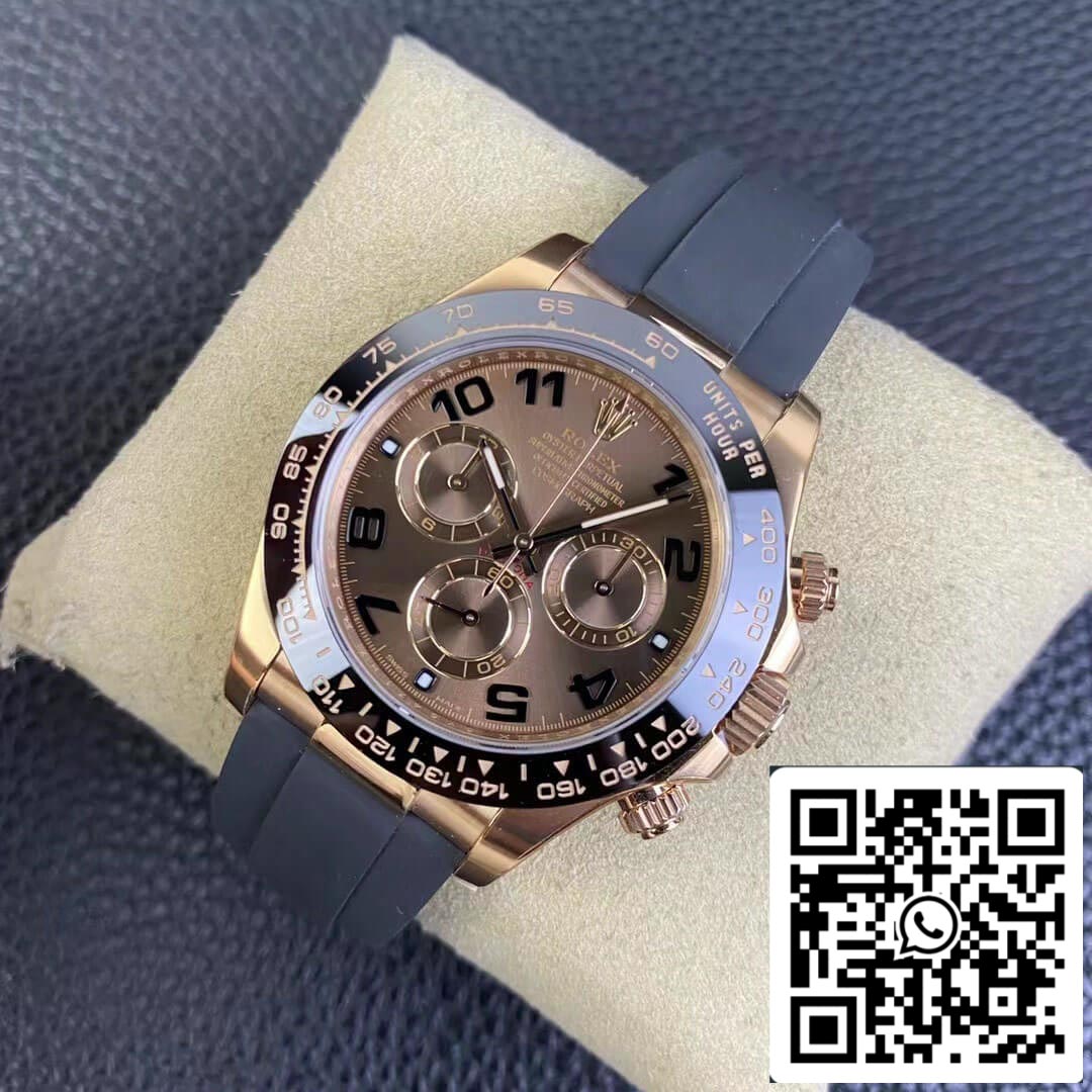 Rolex Cosmograph Daytona M116515LN-0015 1:1 Best Edition Clean Factory V3 Rubber Strap