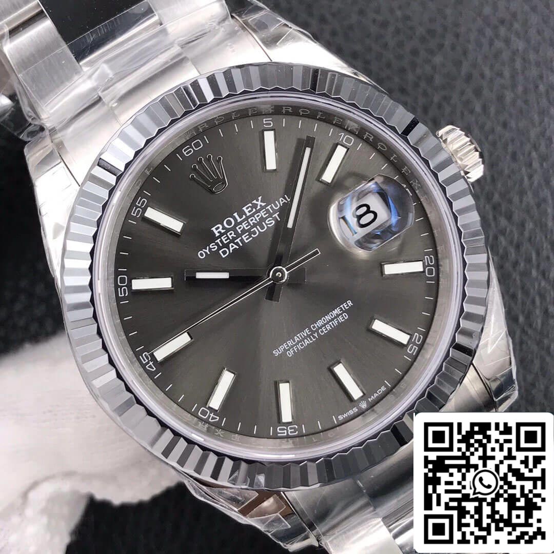 Rolex Datejust M126334-0013 41mm Oyster Strap VS Factory Grey Dial