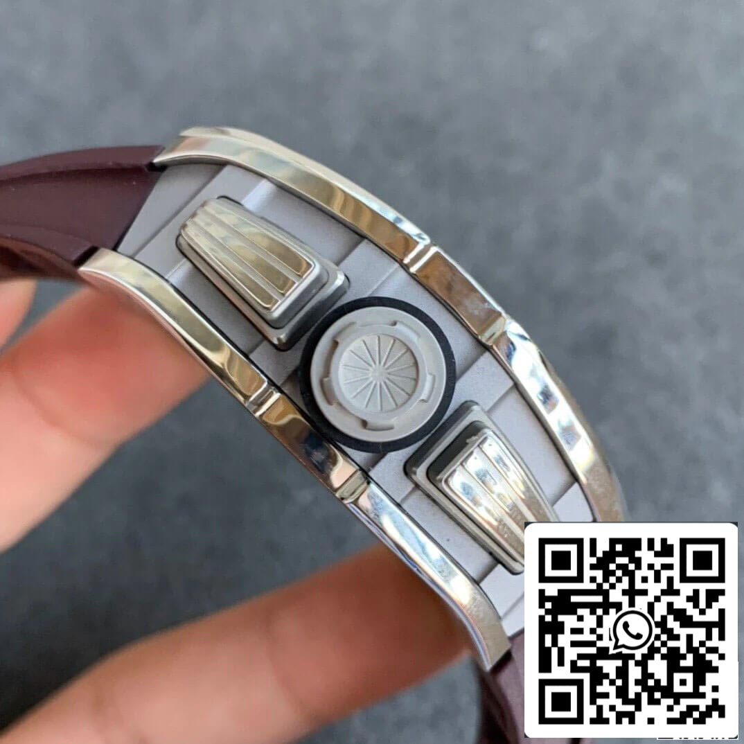 Richard Mille RM11 1:1 Best Edition KV Factory Titanium Brown Strap