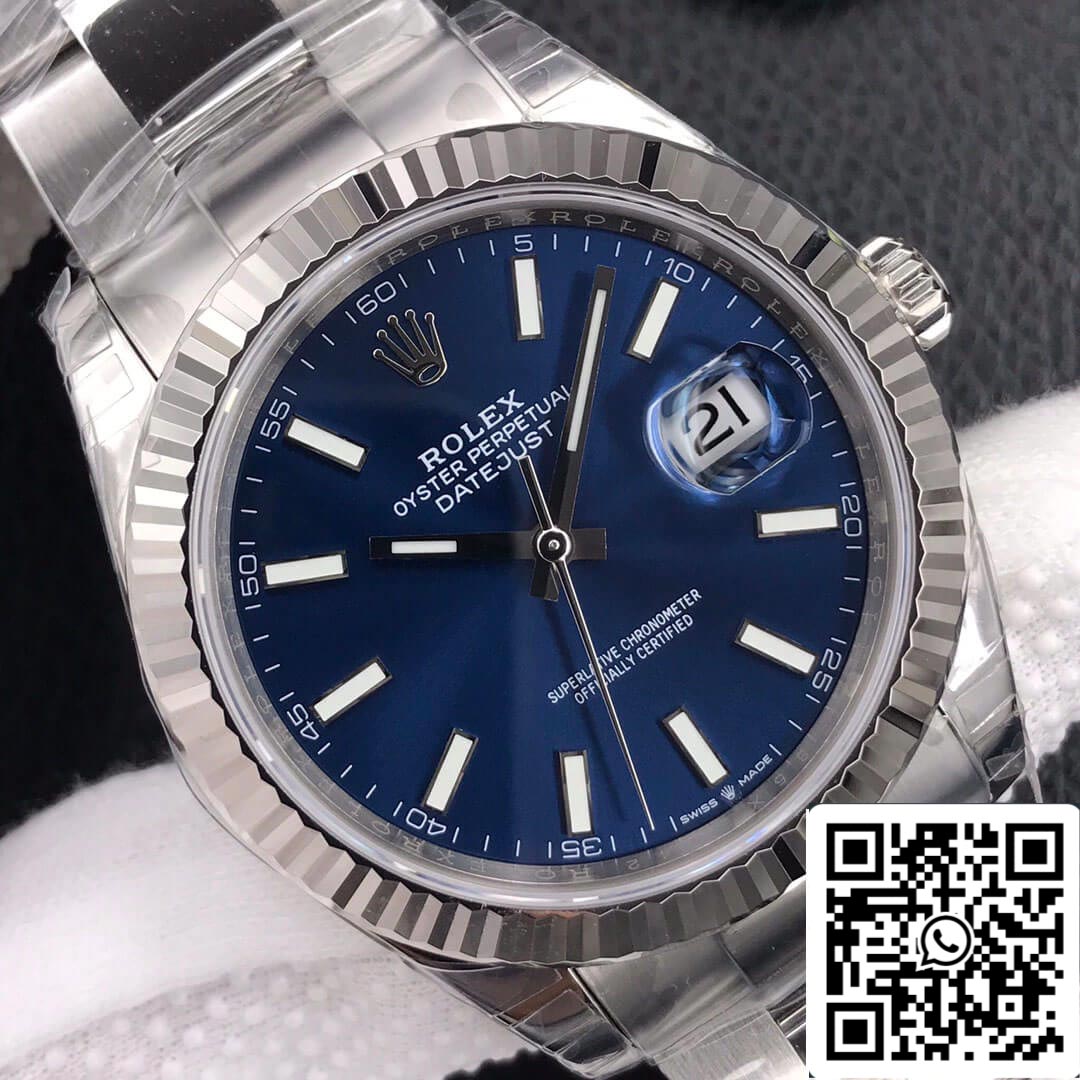 Rolex Datejust M126334-0001 Bracelet Oyster 41 mm VS Cadran Bleu Usine