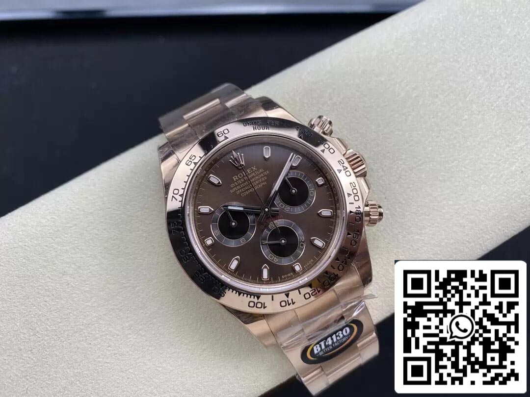 Rolex Daytona M116505-0013 1: 1 Meilleure édition BT Factory Cadran Chocolat