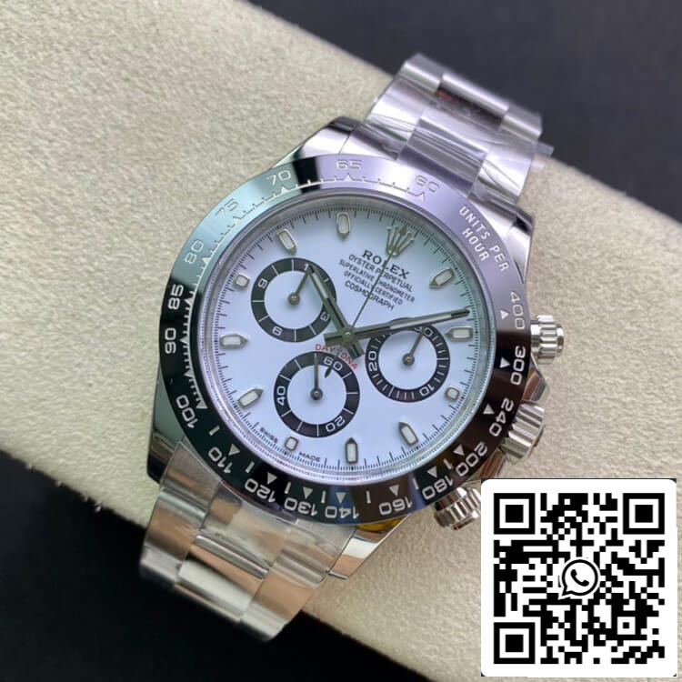 Rolex Cosmograph Daytona M116500LN-0001 1:1 Best Edition Clean Factory Weißes Zifferblatt