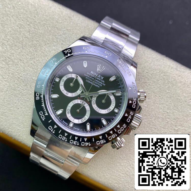 Rolex Cosmograph Daytona M116500LN-0002 1:1 Best Edition Clean Factory Schwarzes Zifferblatt