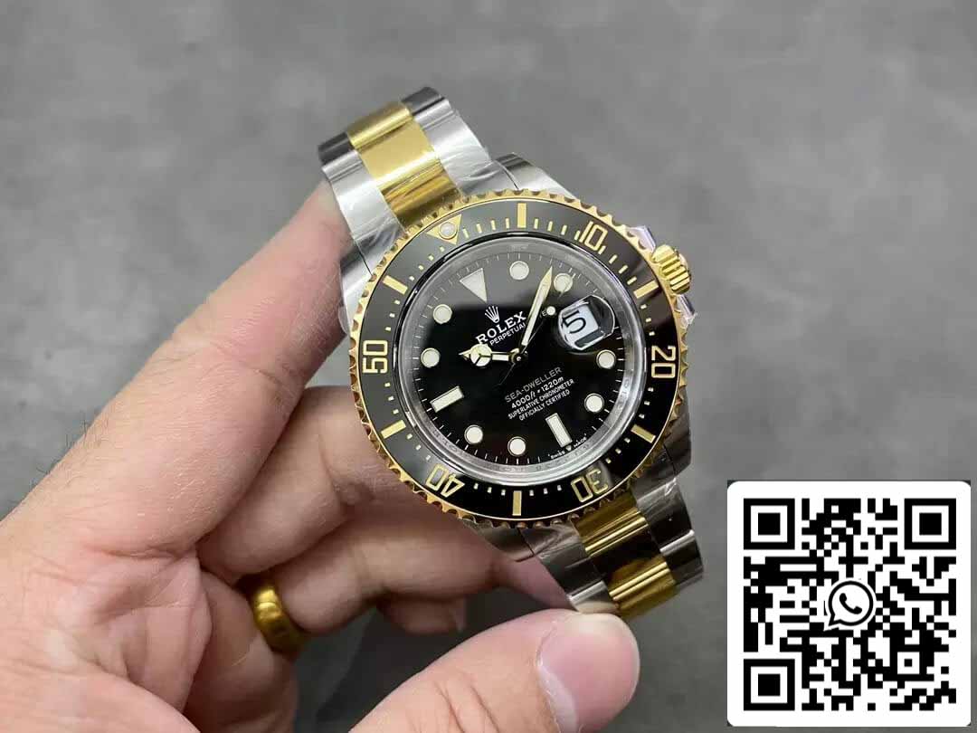 Rolex Sea Dweller M126603-0001 1:1 Best Edition VS Factory Yellow Gold