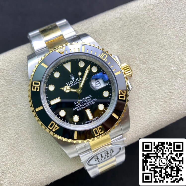 Rolex Submariner 116613-LN-97203 40 mm Mouvement 3135 Clean Factory V4 Lunette noire