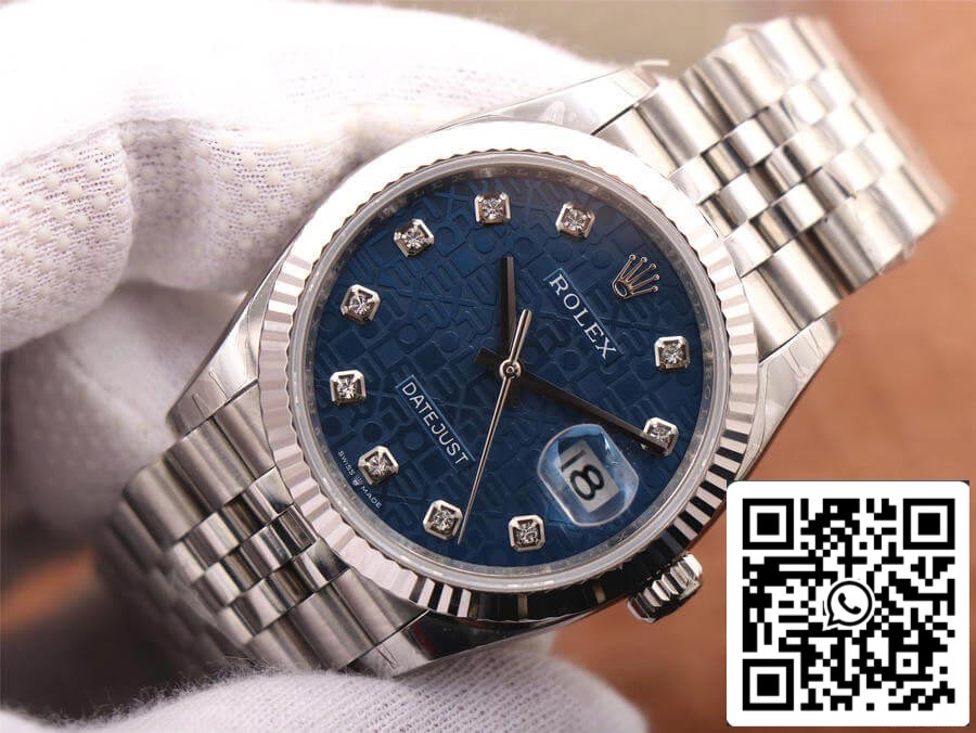 Rolex Datejust M126234-0011 1:1 Meilleure édition EW Factory Cadran bleu