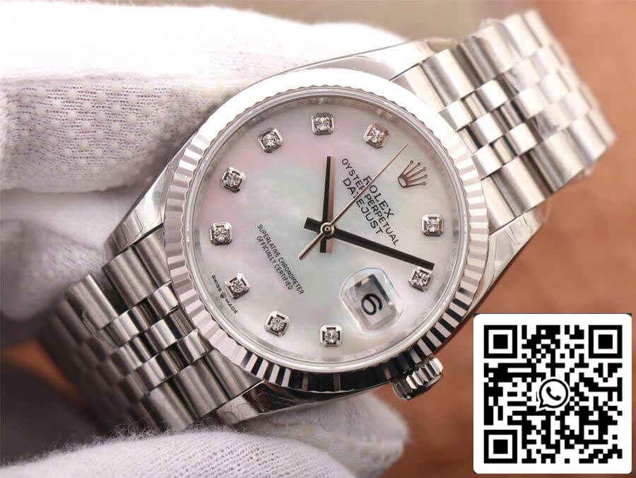 Rolex Datejust M126234-0019 1:1 Best Edition EW Factory Mother-Of-Pearl Dial