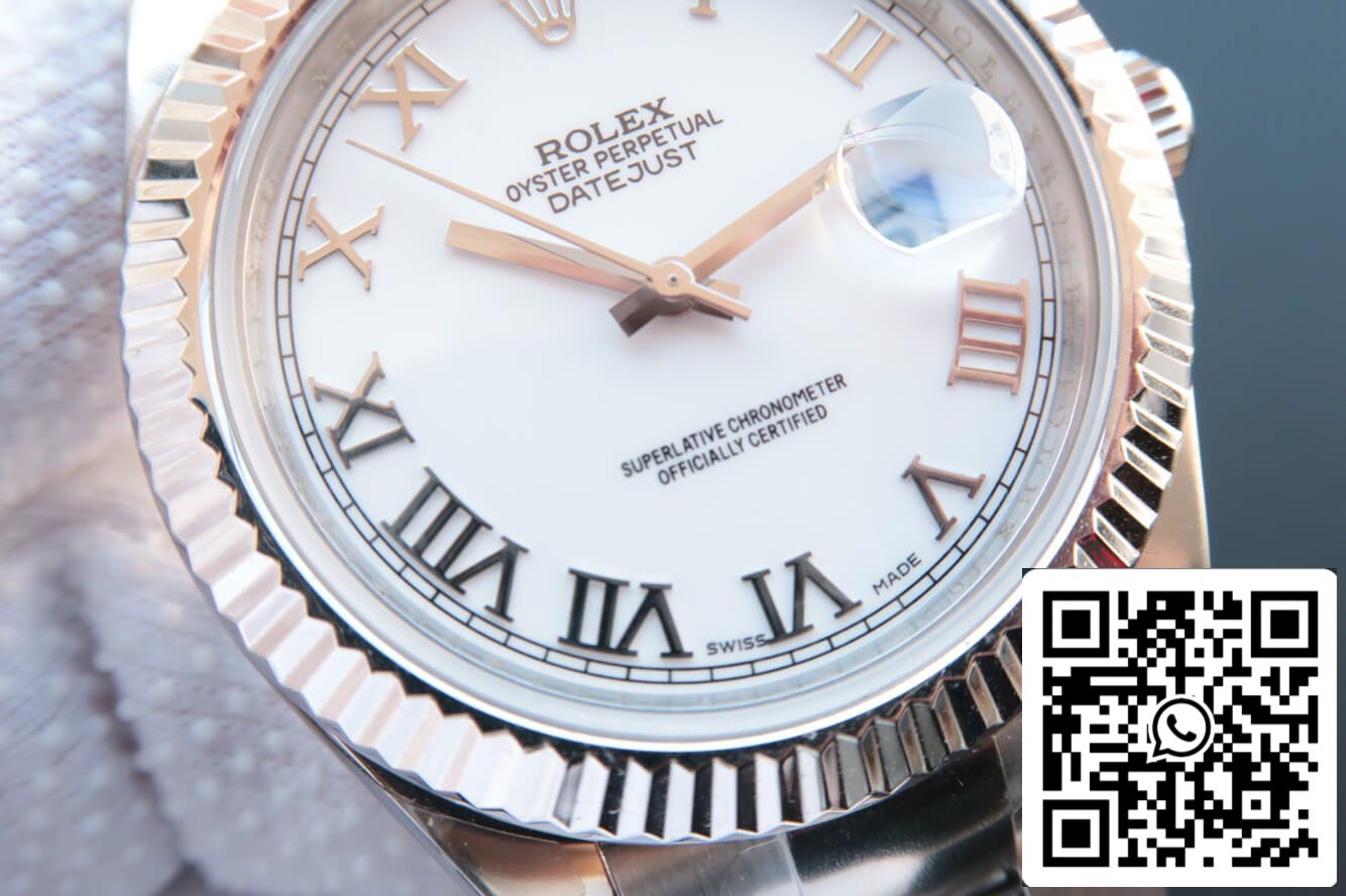 Rolex Datejust M126334-0023 1:1 Meilleure édition EW Factory Cadran blanc