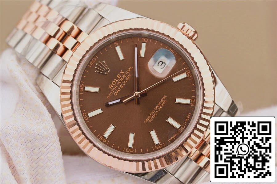 Rolex Datejust M126331-0002 1:1 Meilleure édition EW Factory Or rose