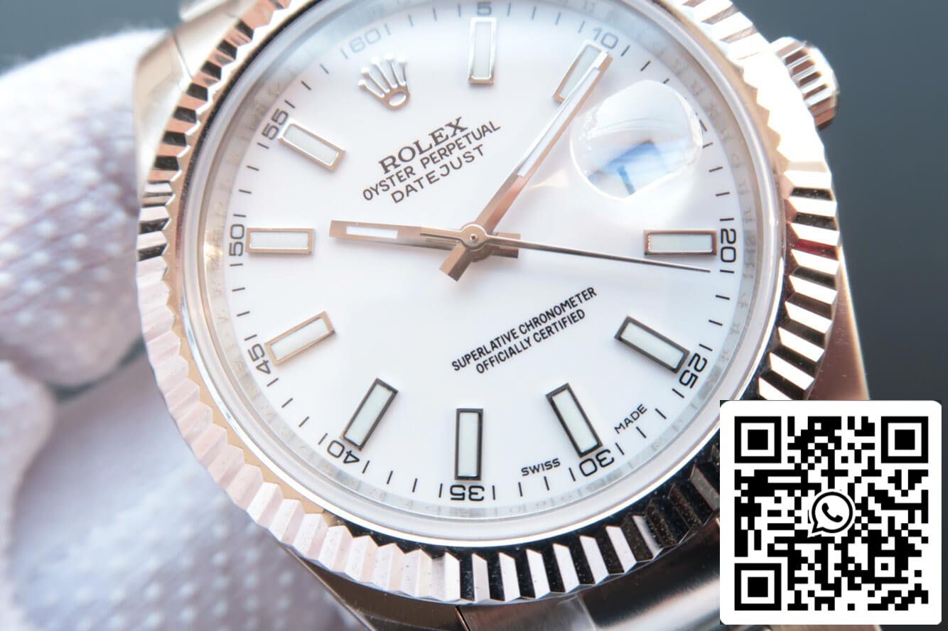 Rolex Datejust M126334-0009 1:1 Best Edition EW Factory White Dial