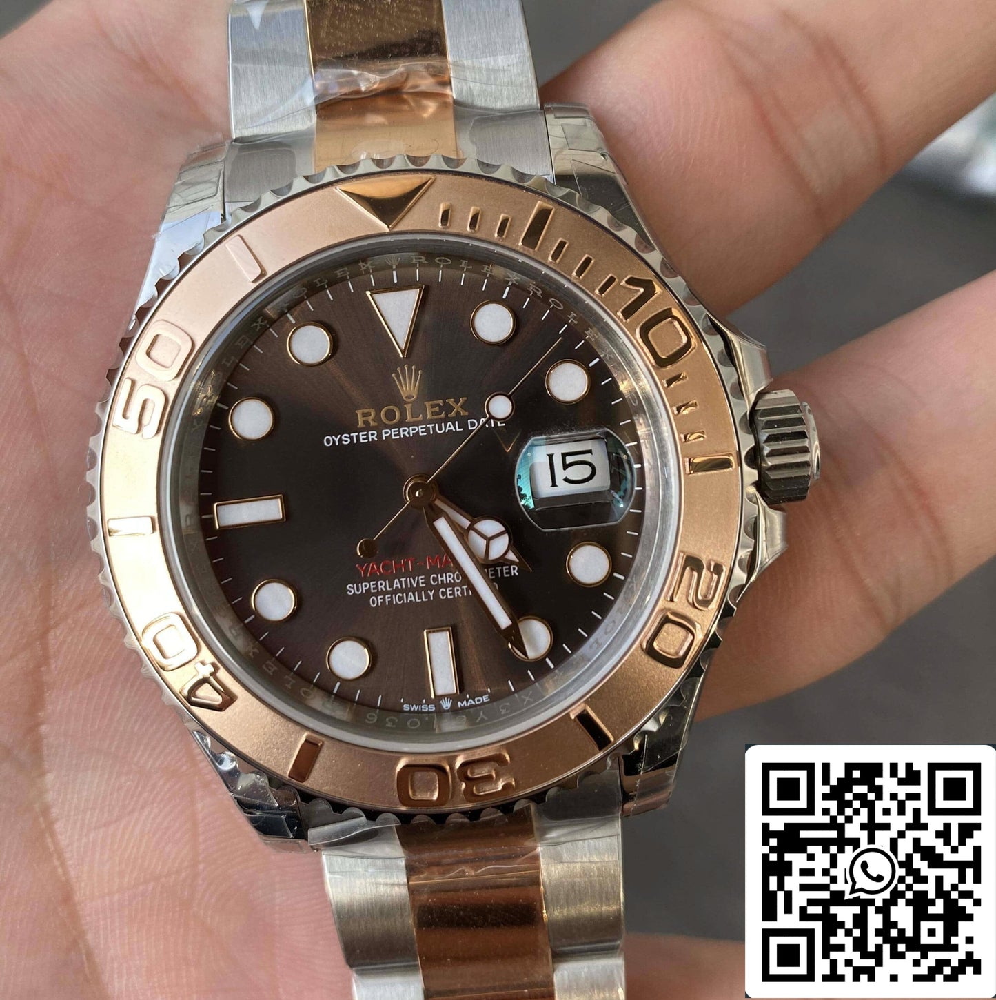 Rolex Yacht Master M126621-0001 1:1 meilleure édition VS cadran chocolat d'usine