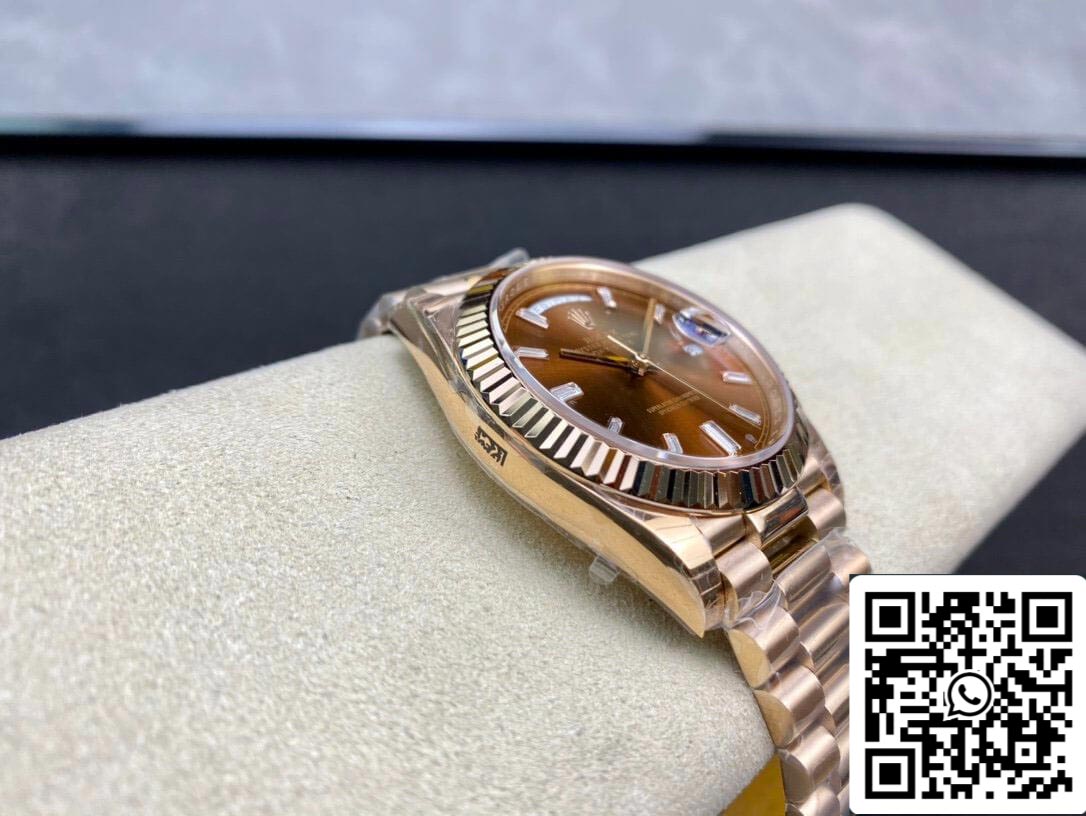 Rolex Day Date 228235 1:1 Best Edition EW Factory V2 Brown Dial