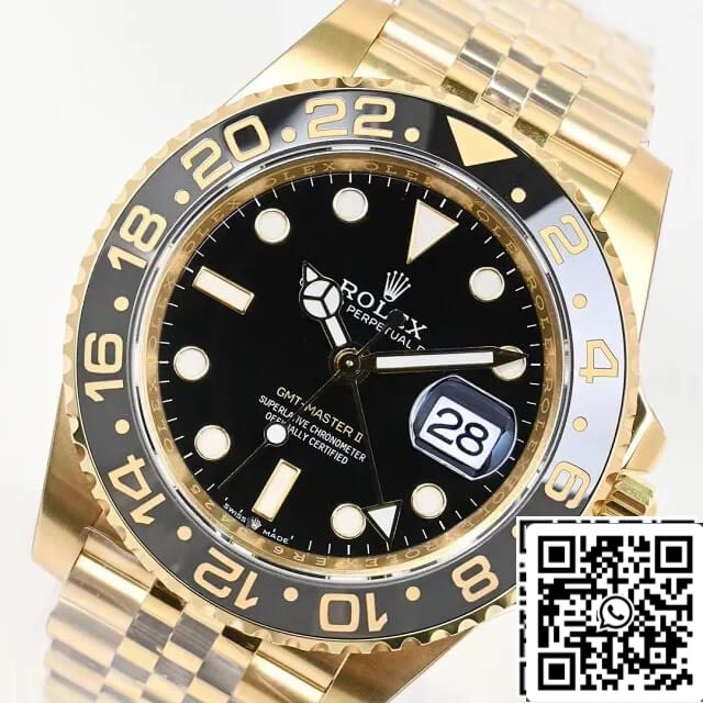 Rolex GMT Master II M126718grnr-0001 1:1 Meilleure édition EW Factory Cadran noir