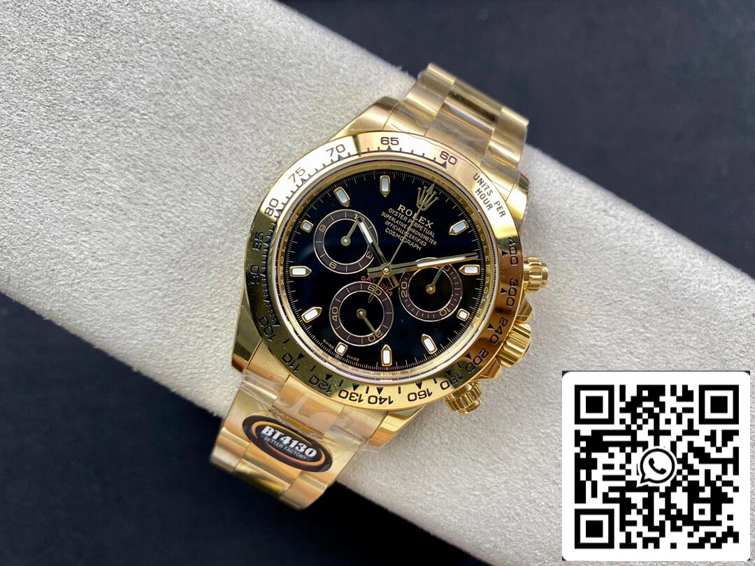 Rolex Daytona M116508-0004 1:1 Meilleure édition BT Factory Or jaune