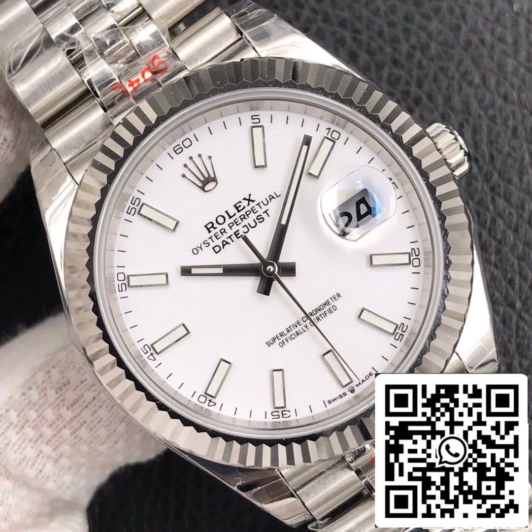 Rolex Datejust M126334-0010 1:1 Best Edition EW Factory White Dial