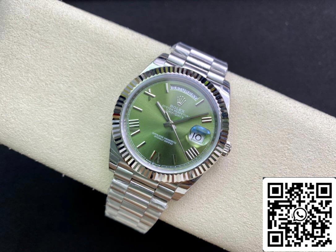 Rolex Day Date M228239-0033 1:1 Best Edition EW Factory Olive Green Dial