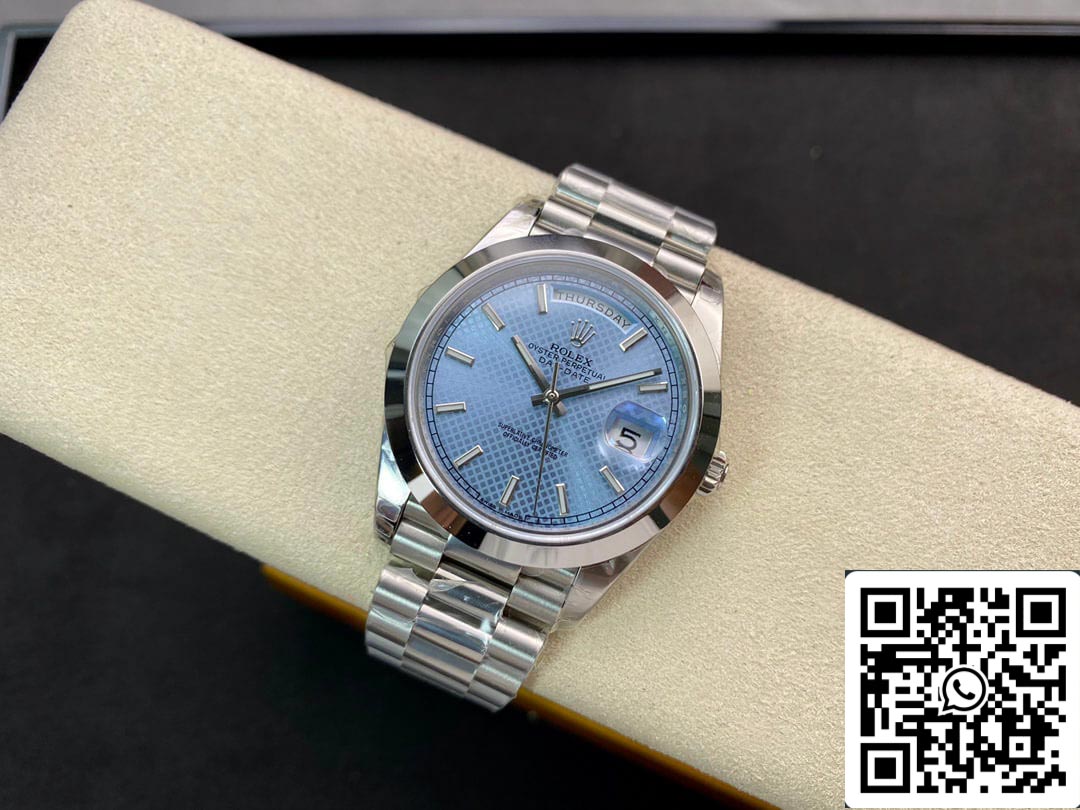 Rolex Day Date M228206-0004 1:1 Best Edition EW Factory Light Blue Dial