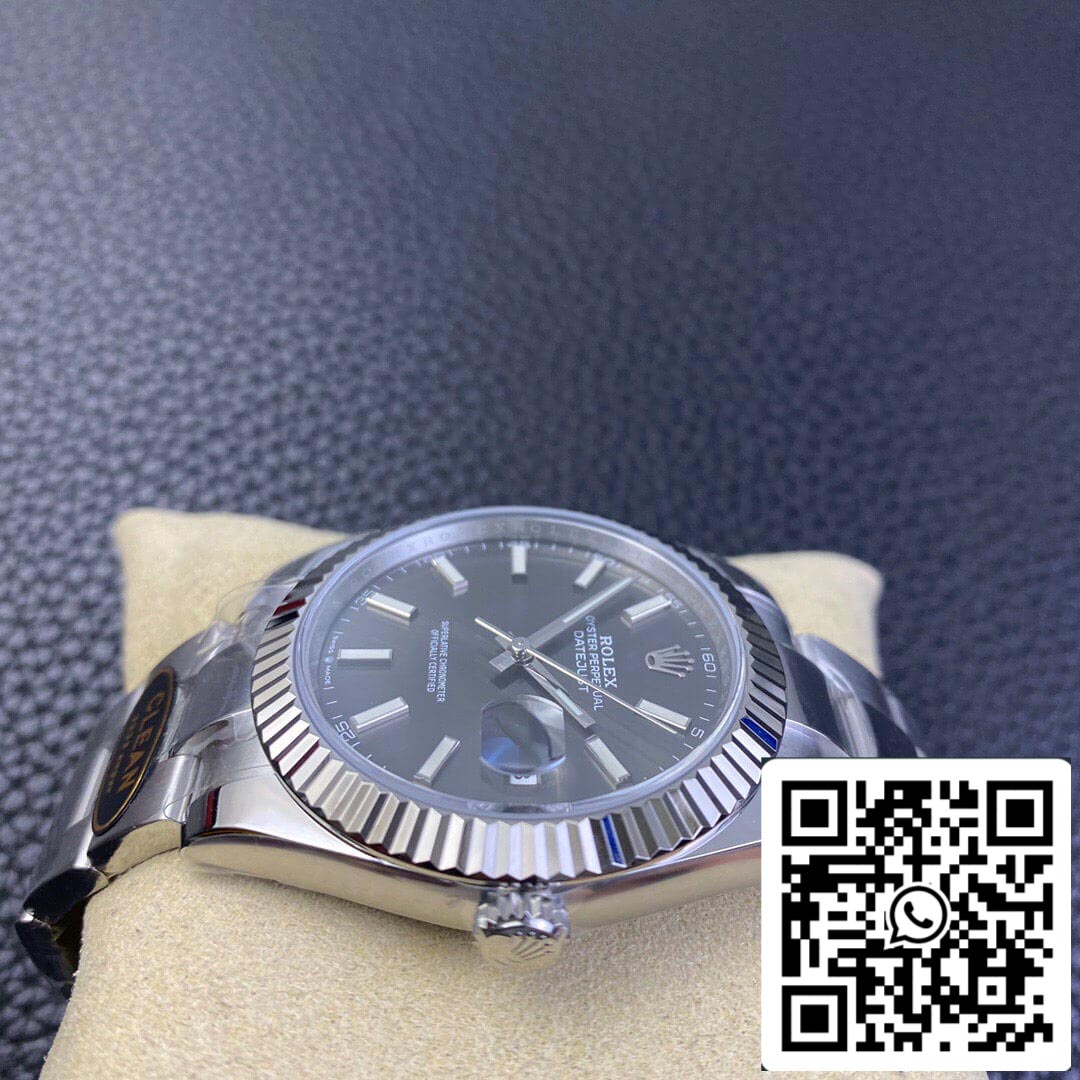 Rolex Datejust M126334-0013 1:1 Best Edition Clean Factory Graues Zifferblatt