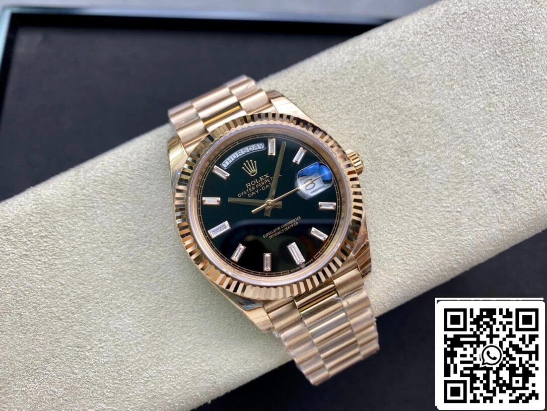 Rolex Day Date 228238a 1:1 Best Edition EW Factory V2 Black Dial