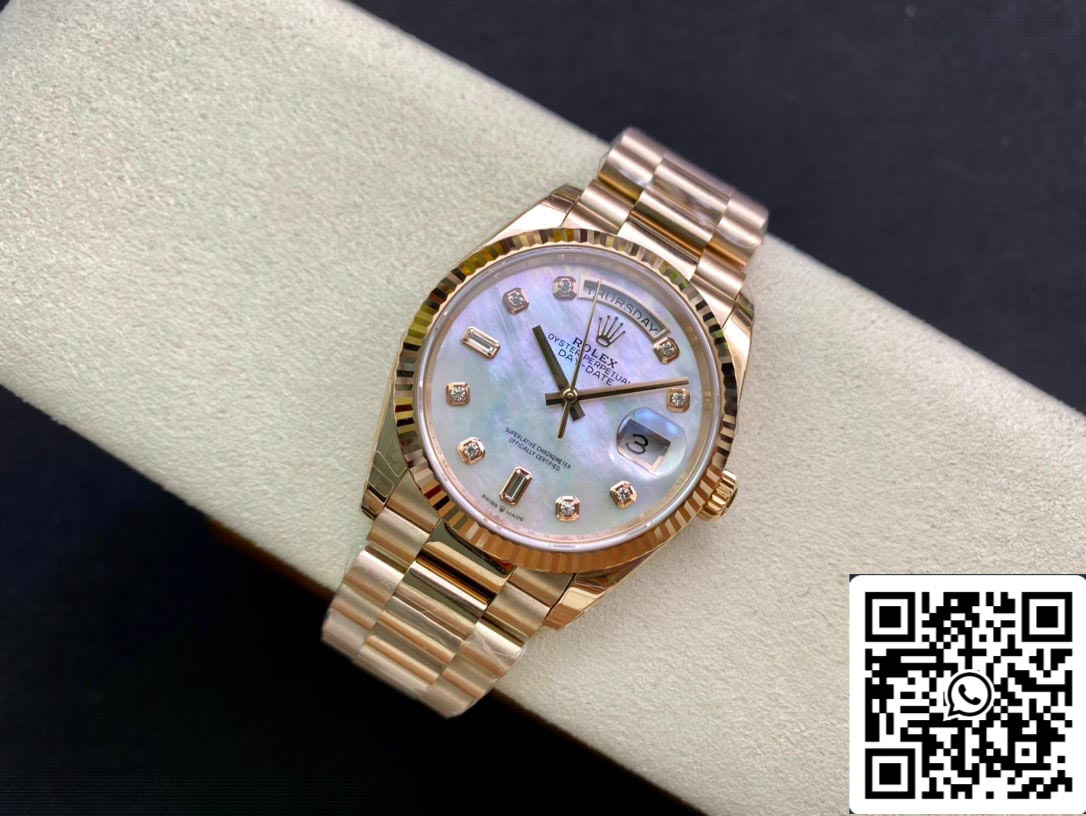 Rolex Day Date M128235-0029 1:1 Best Edition EW Factory Rose Gold