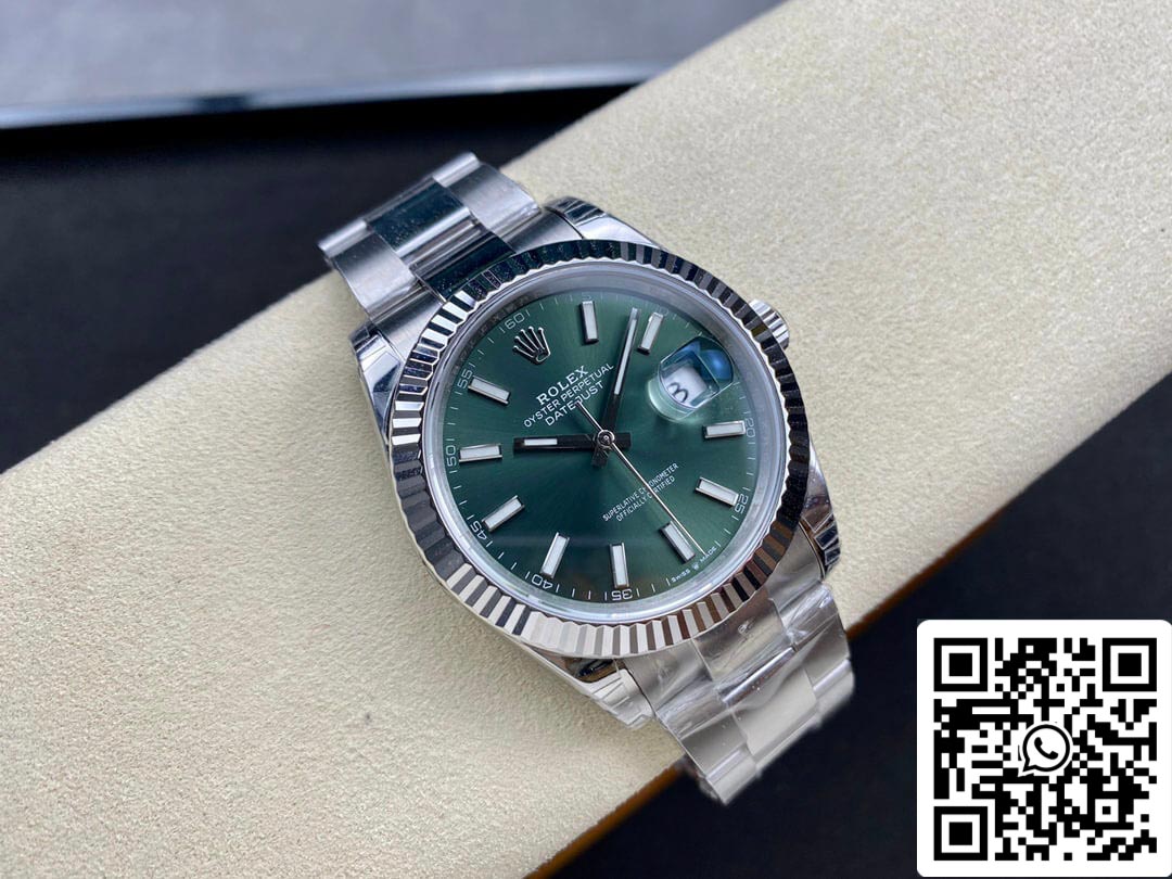 Rolex Datejust M126334-0028 41mm Oyster Strap VS Factory Green Dial