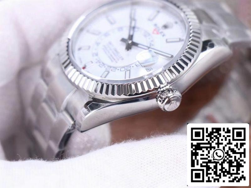 Rolex Sky Dweller M326934-0001 Meilleure édition 1:1 Noob Factory Cadran blanc