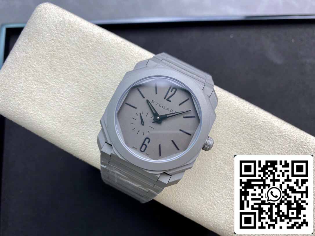 Bvlgari Octo Finissimo 102713 BGO40C14TTXTAUTO 1:1 Best Edition BV Factory Silver Gray Dial