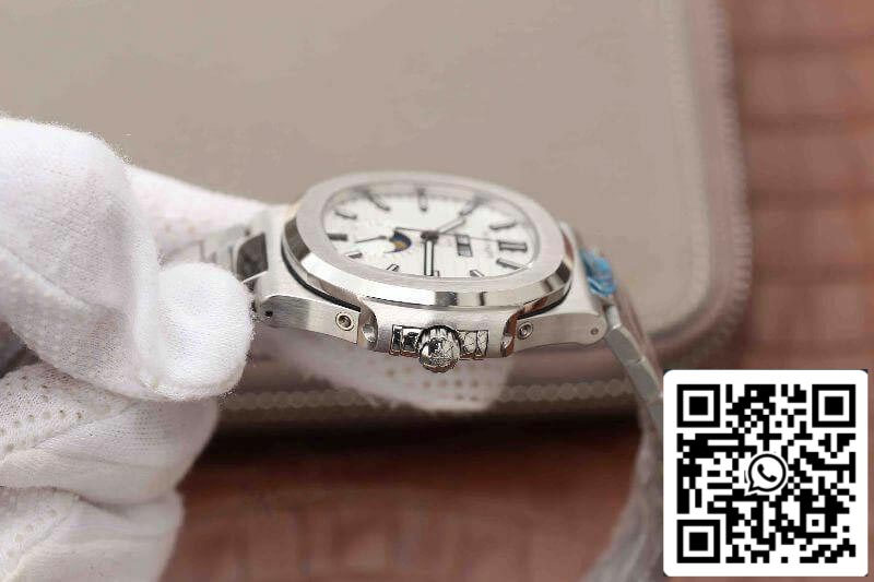 Patek Philippe Nautilus 5726/1A-010 KM Factory 1:1 Best Edition Swiss ETA324 White Textured Dial