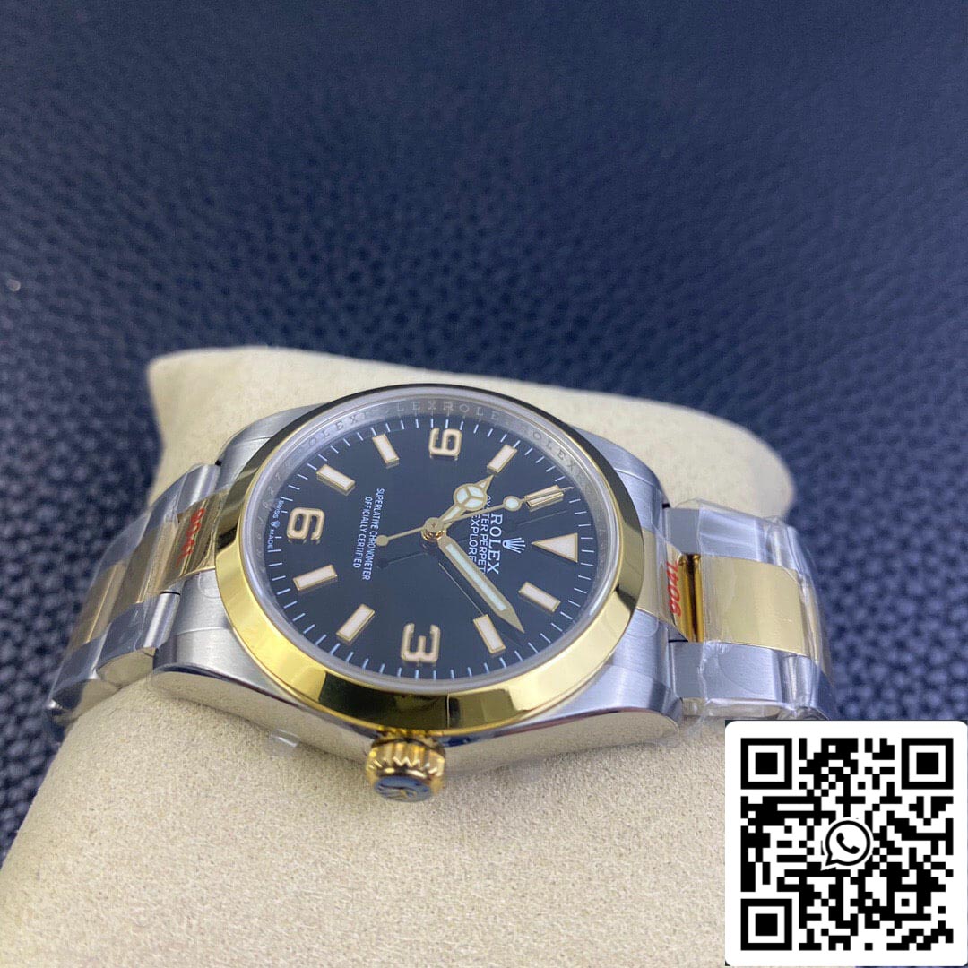 Rolex Explorer M124273-0001 1:1 Best Edition EW Factory Yellow Gold