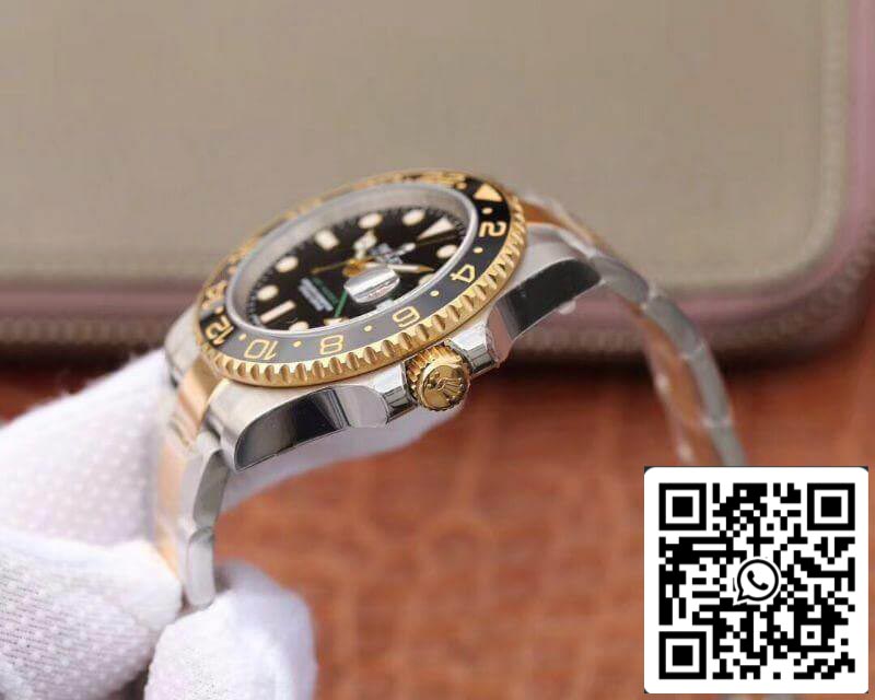 Rolex GMT Master II 116713 LN 40mm EW Factory 1:1 Best Edition Swiss ETA2836 Stainless Steel Two Tone Bracelet