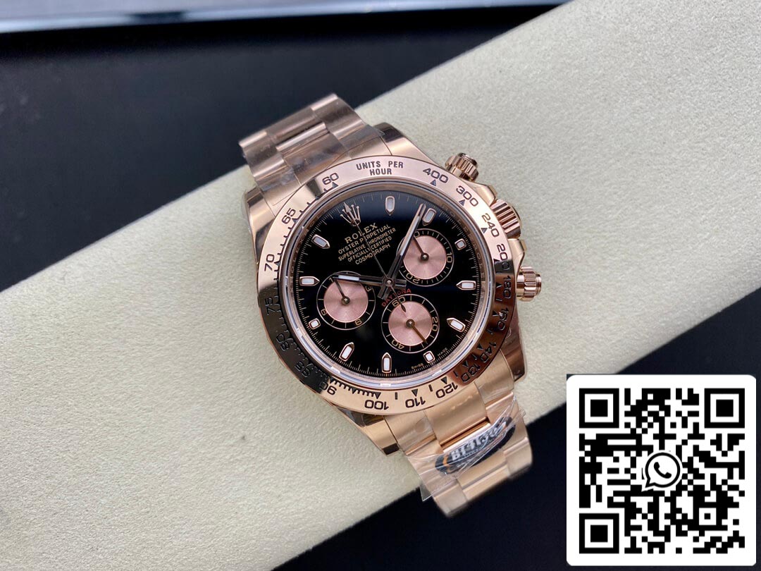 Rolex Daytona M116505-0008 1:1 Meilleure édition BT Factory Cadran noir