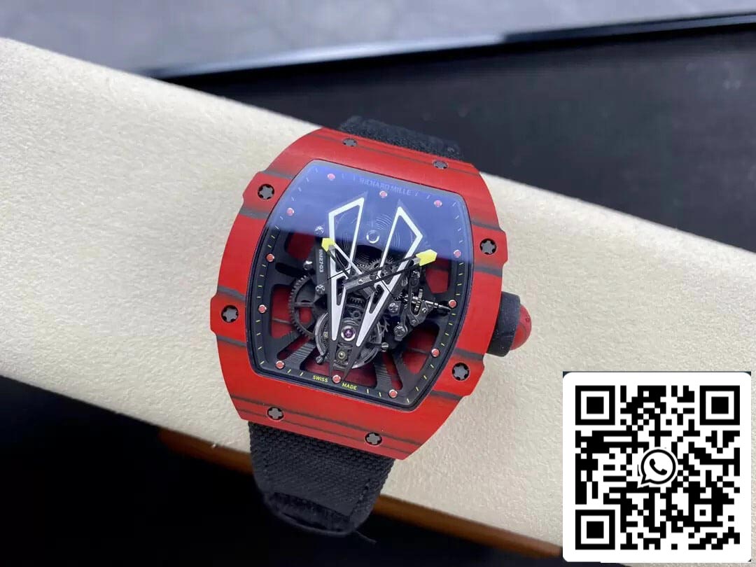 Richard Mille RM27-03 Tourbillon 1:1 Best Edition BBR Factory Red Carbon Fiber Case