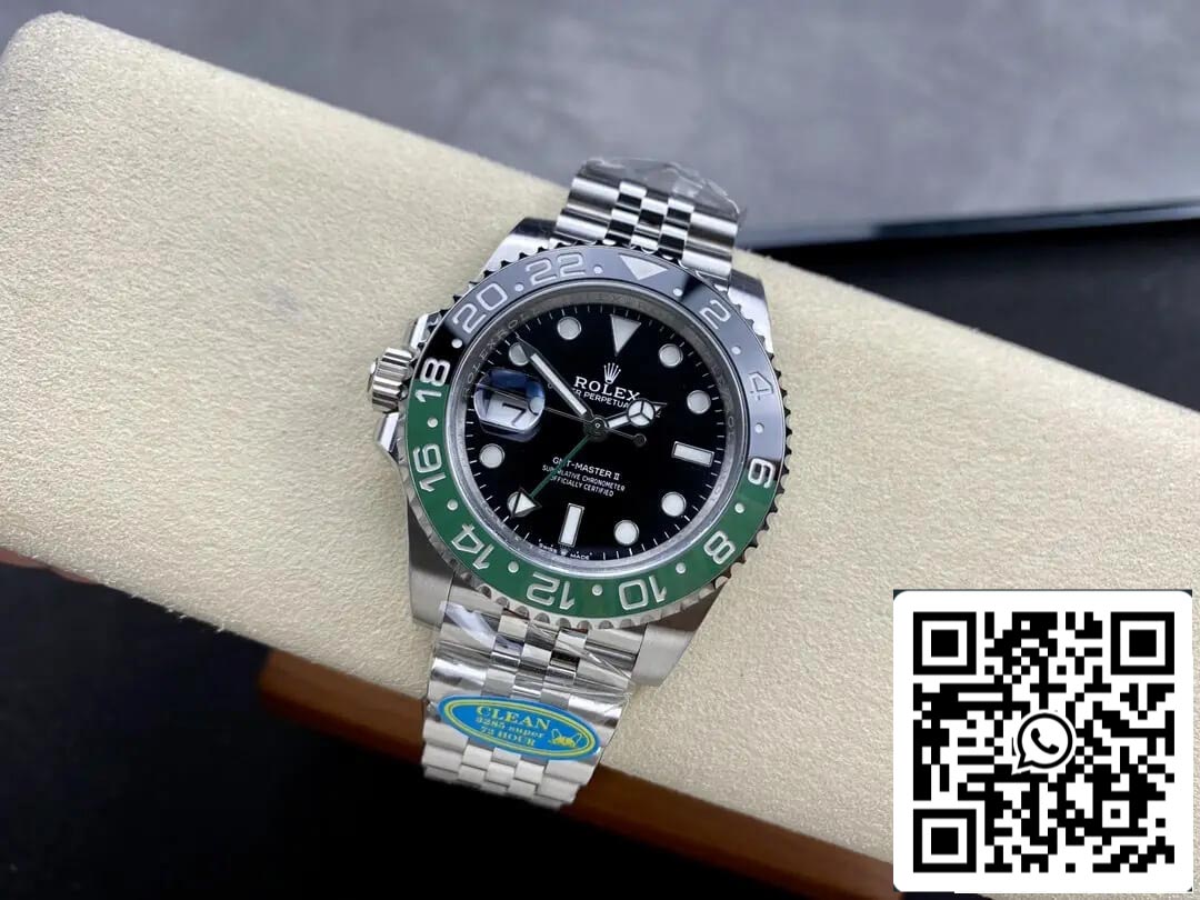 Rolex GMT Master II M126720vtnr-0002 1:1 Meilleure édition Clean Factory V3 Cadran noir