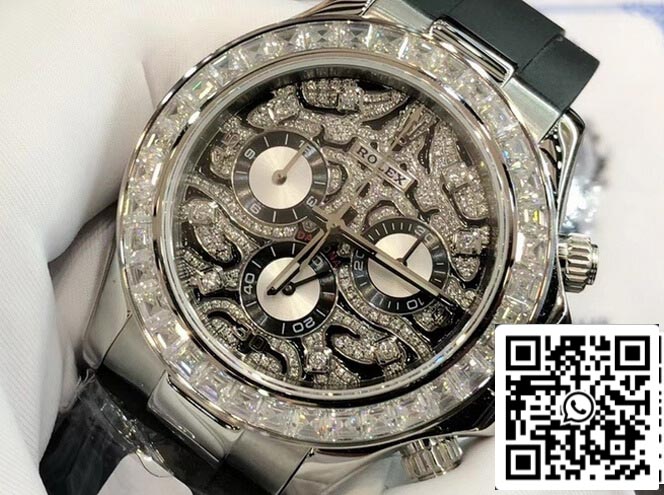 Rolex Cosmograph Daytona 116588 1:1 Meilleure édition Noob Factory Cadran diamant