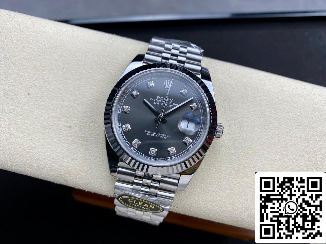 Rolex Datejust M126334-0006 1:1 Best Edition Clean Factory Gray Dial