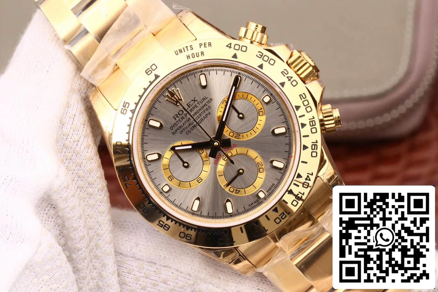 Rolex Daytona Cosmograph 116508 1:1 Meilleure édition JH Factory Or