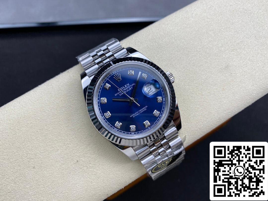 Rolex Datejust M126334-0016 1:1 Best Edition Clean Factory Blaues Zifferblatt