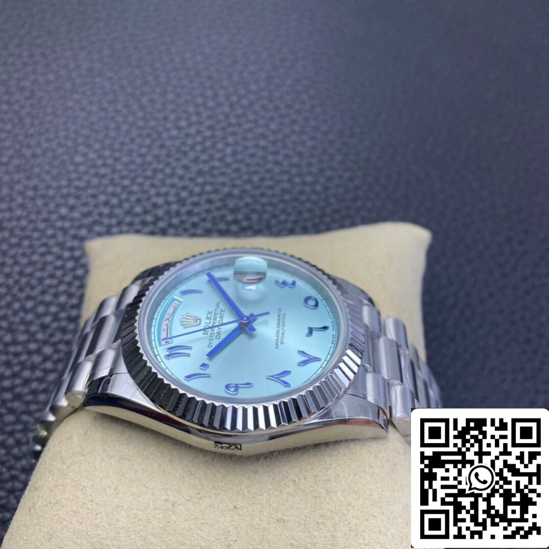 Rolex Day Date 1:1 Best Edition BP Factory Middle East Custom Ice Blue Zifferblatt