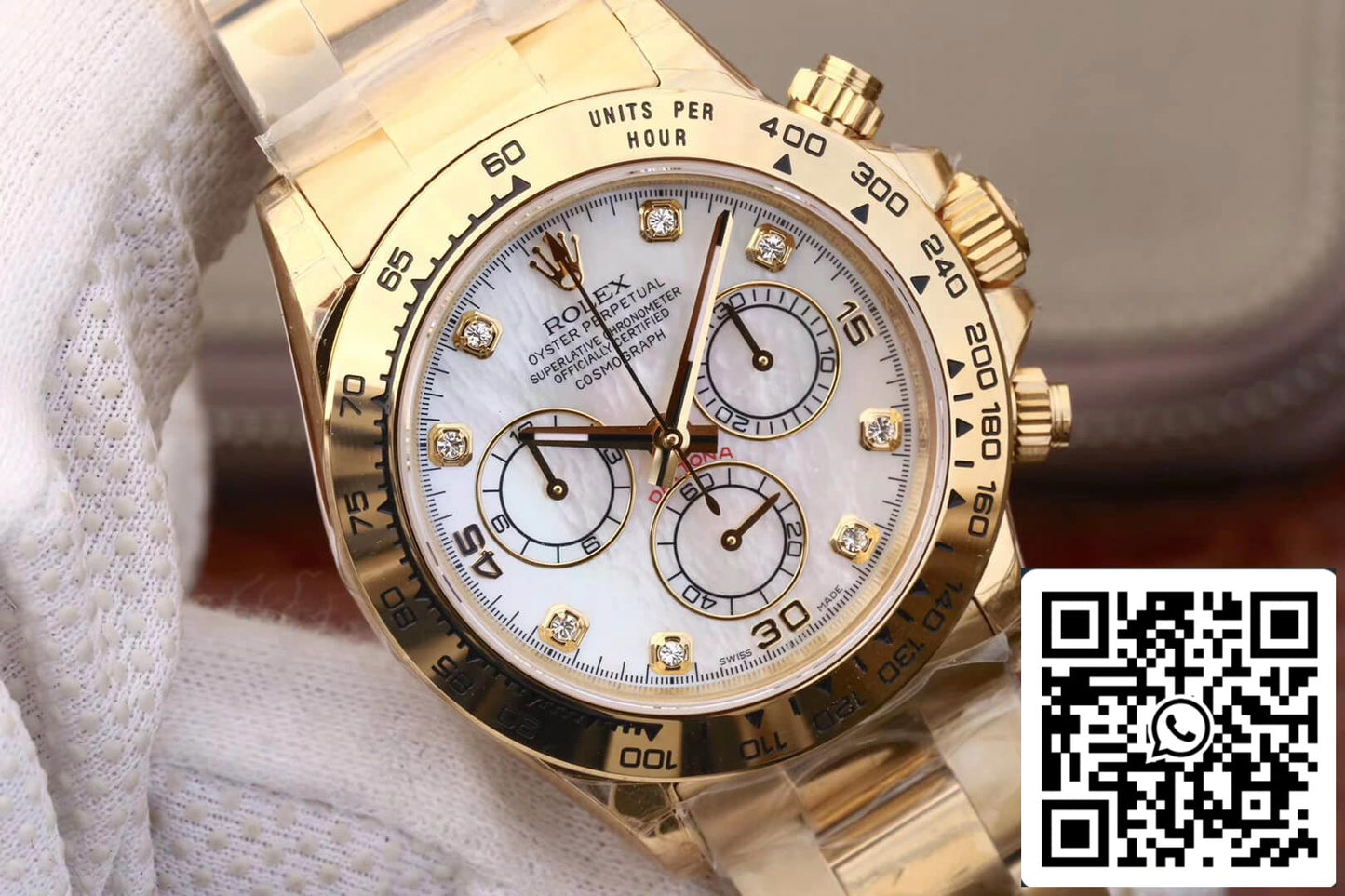 Rolex Daytona Cosmograph 116528-78598 1:1 Meilleure édition JH Factory Cadran diamants