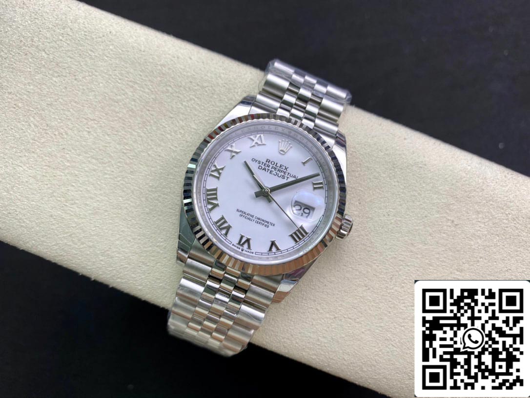 Rolex Datejust M126234-0025 1:1 Meilleure édition EW Factory Cadran blanc