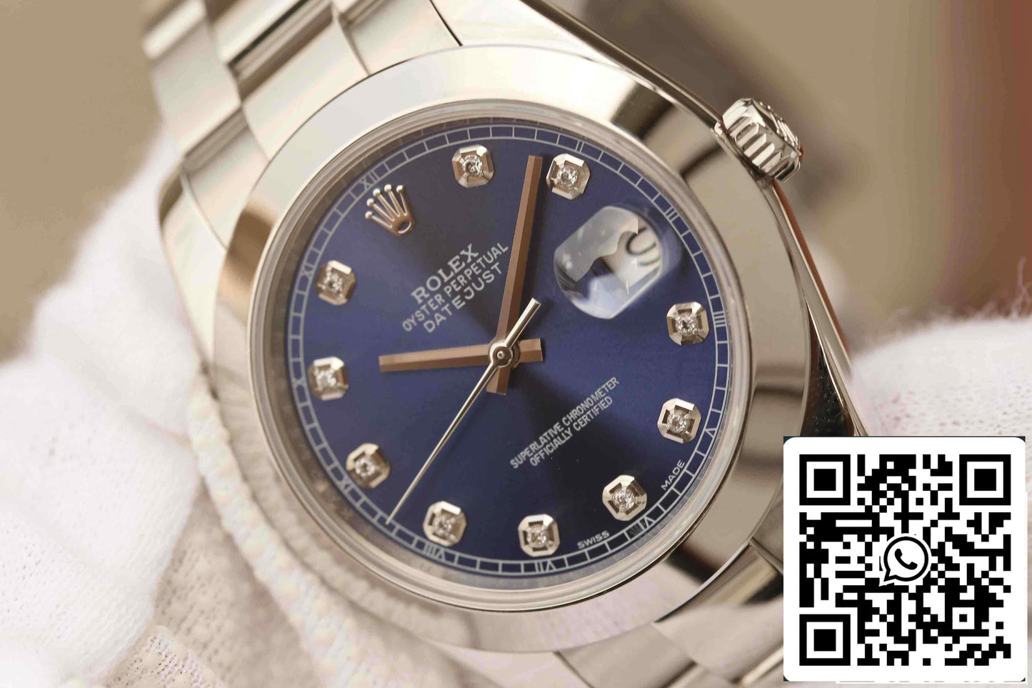 Rolex Datejust M126300 1:1 Meilleure édition EW Factory Cadran bleu