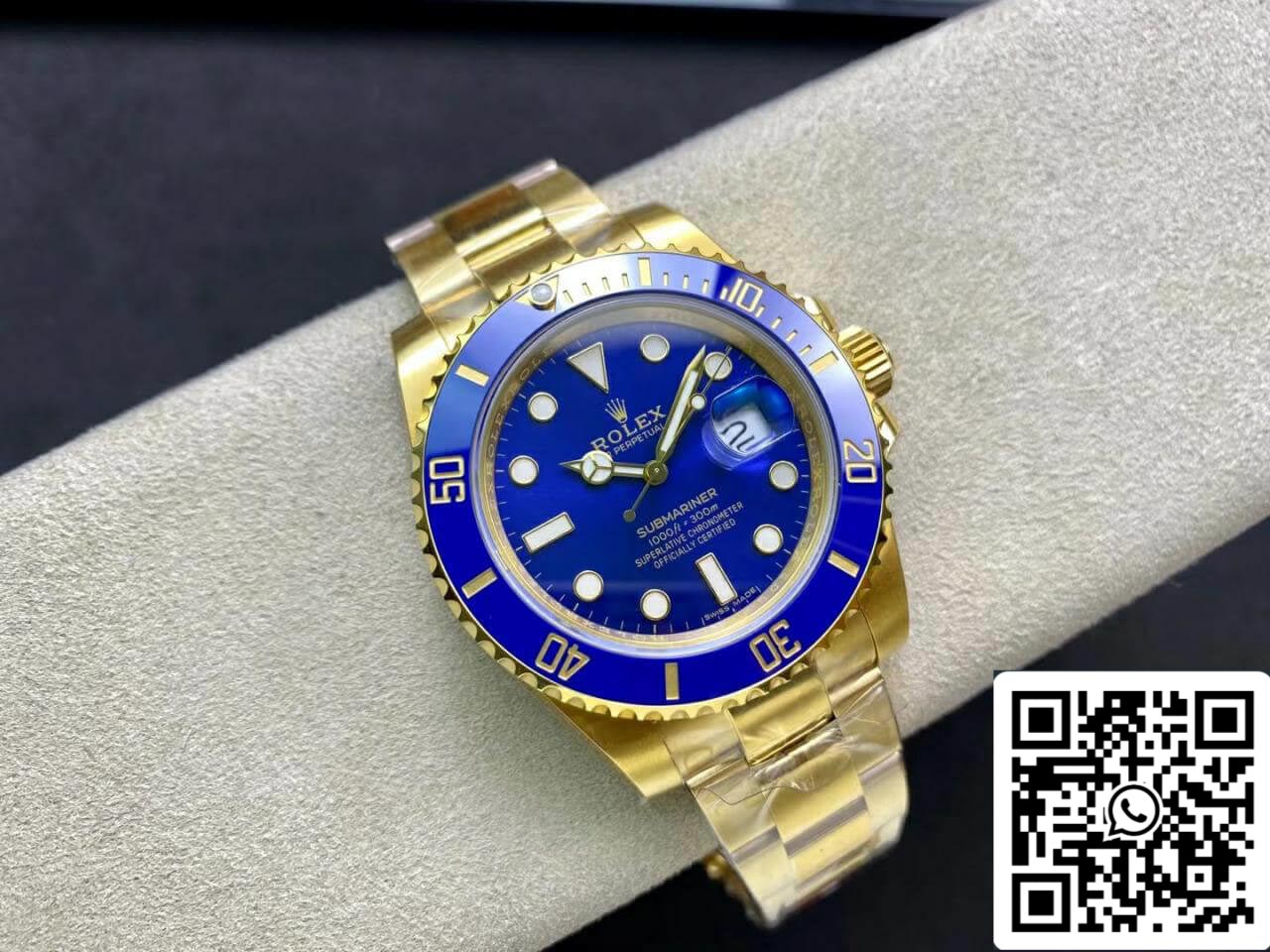 Rolex Submariner M116618LB-0003 3135 mouvement 40 mm VS cadran bleu usine