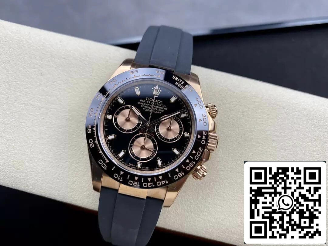 Rolex Cosmograph Daytona M116515LN-0017 1:1 Meilleure édition Clean Factory Cadran noir