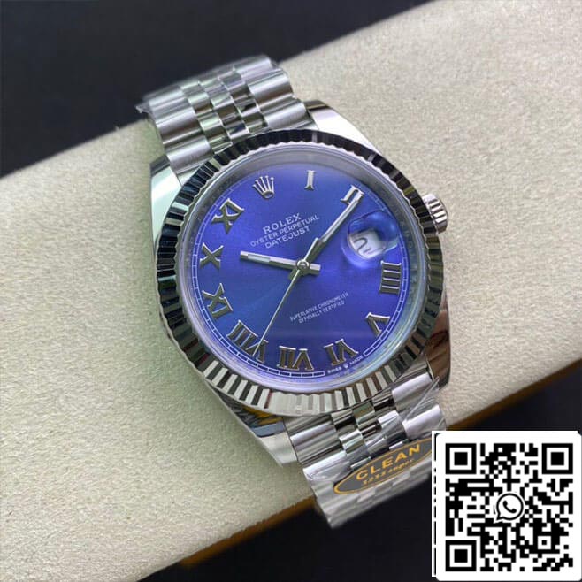 Rolex Datejust M126334-0026 1:1 Best Edition Clean Factory Blaues Zifferblatt